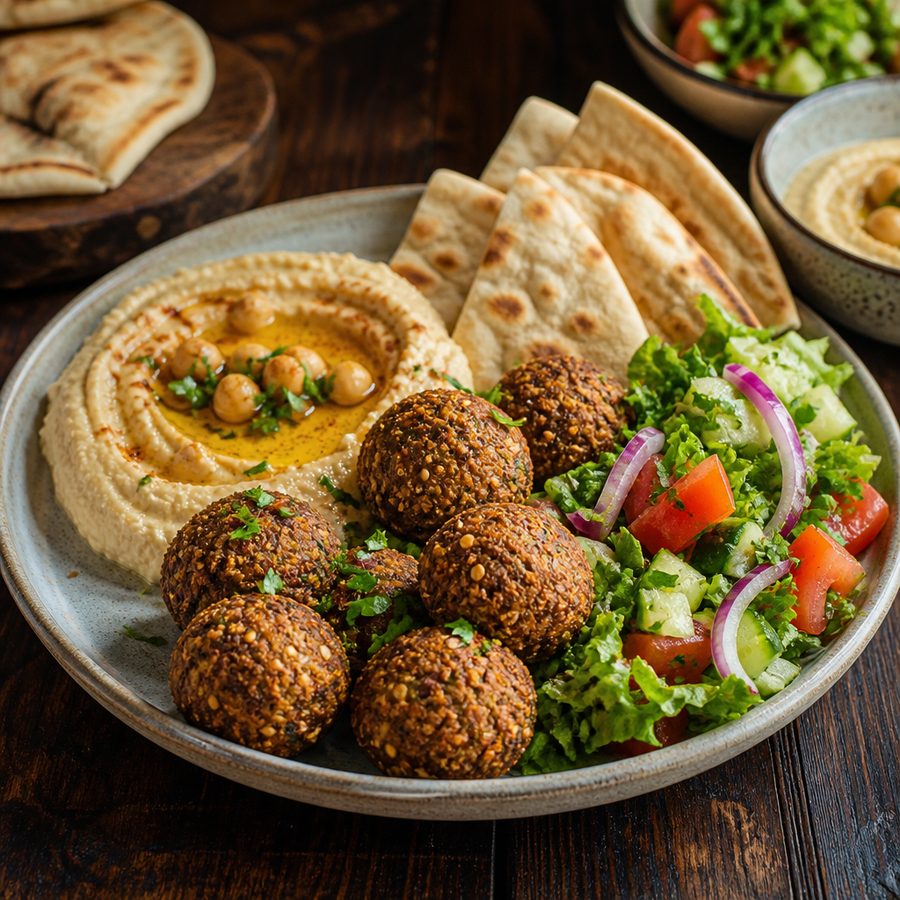 فلافل بشقابی